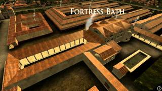 Animation of ancient Roman Fort in Caerleon Wales [upl. by Osric]