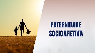 Paternidade socioafetiva [upl. by Raney699]