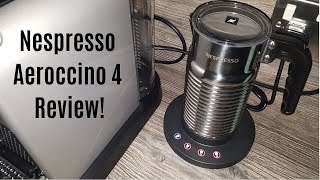 Nespresso Aeroccino 4 Milk Frother Review  Worth upgrading from the Aeroccino 3 [upl. by Airoled555]