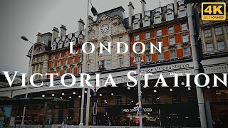 London Victoria Station Walk Through England 4K [upl. by Norra]