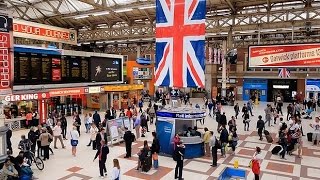 A Walk Through The London Victoria Station London England [upl. by Viradis]