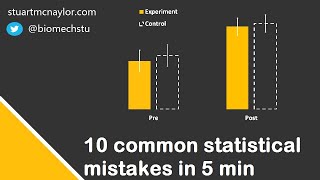 Ten Statistical Mistakes in 5 Min [upl. by Raffaj659]