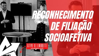 DIREITO DE FAMÍLIA Reconhecimento de filiação socioafetiva [upl. by Curt]