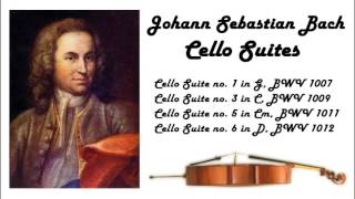 Johann Sebastian Bach  Cello suites in 432 Hz great for reading or studying [upl. by Yerak]