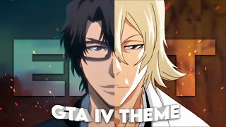 Aizen x Urahara  GTA IV Theme Edit [upl. by Aidnic]